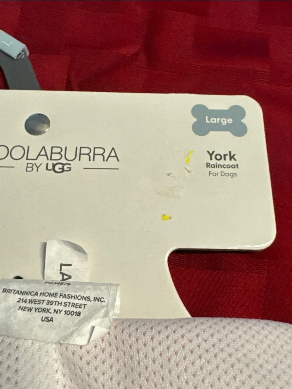 Koolaburra by UGG Pink Cloud Dog Raincoat